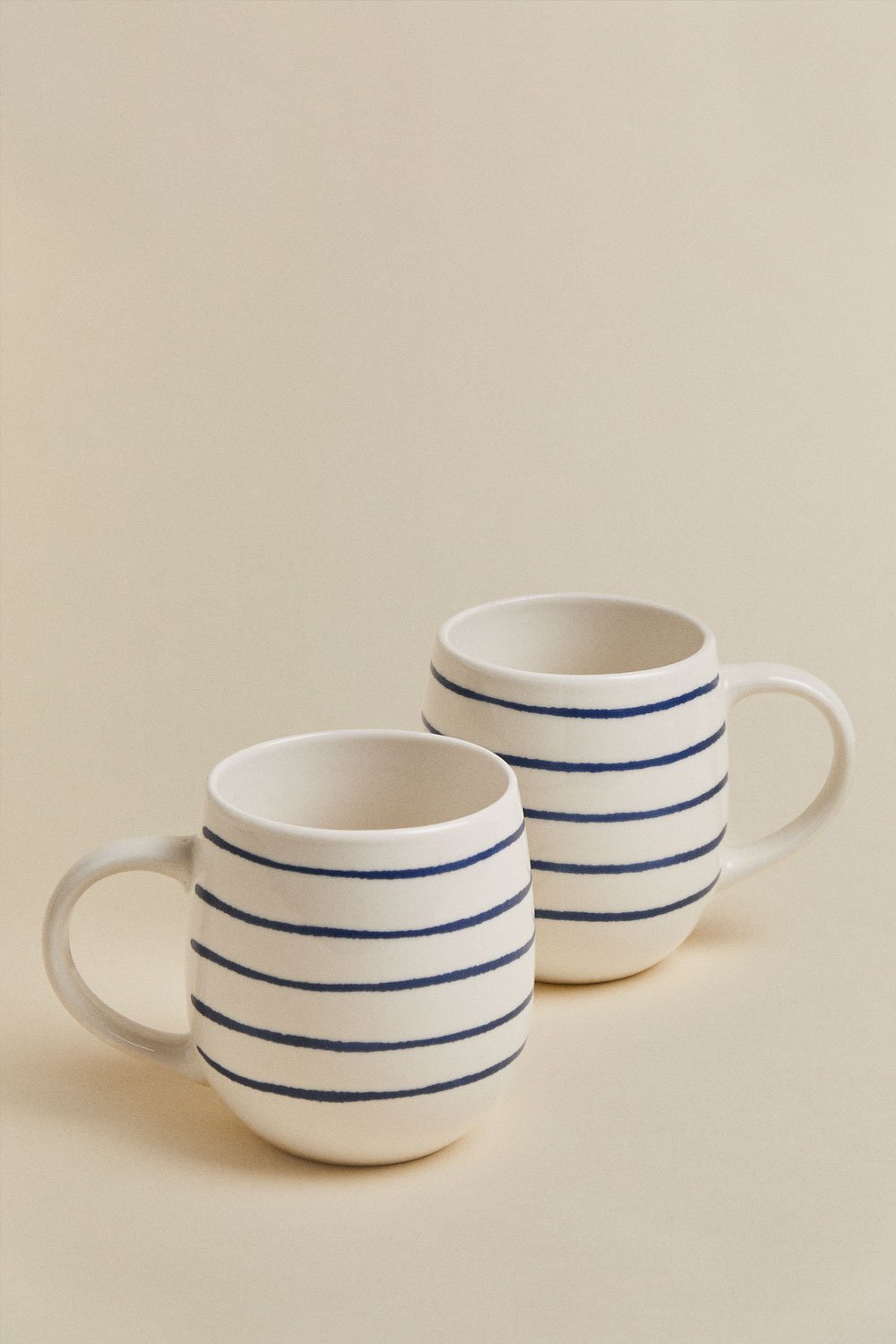 Confezione da 2 tazze in new bone china 47 cl Isolda