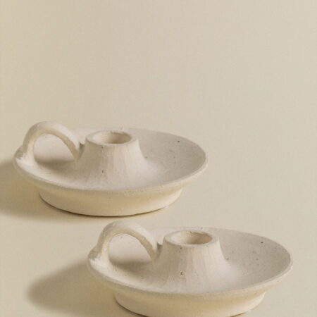 Confezione da 2 candelabri in ceramica Laisne