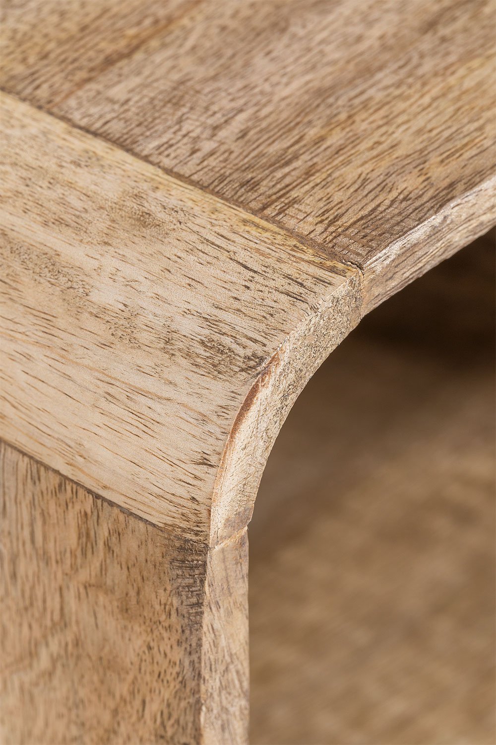 Confezione da 2 comodini con 2 cassetti in legno di mango Yulara