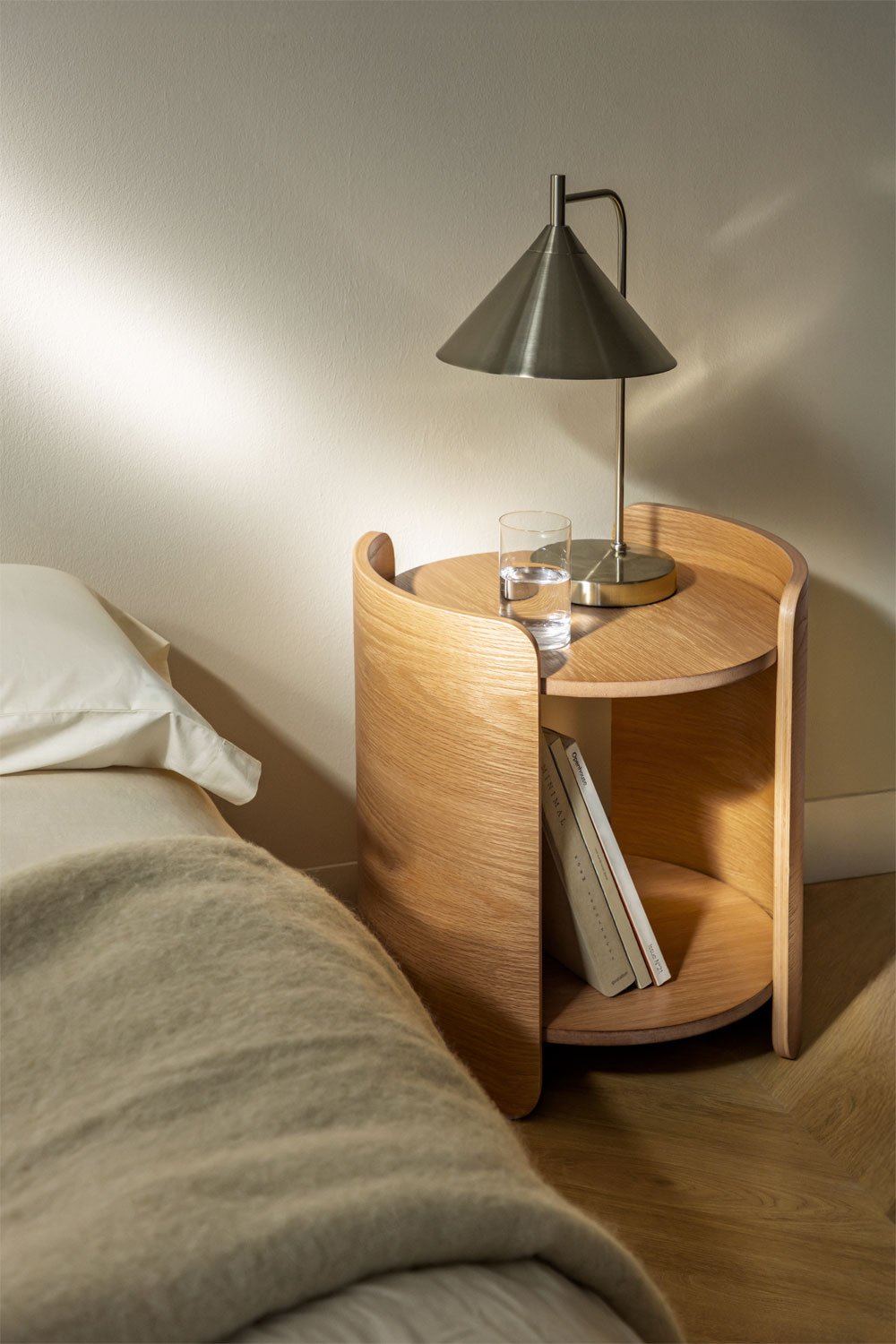 Confezione da 2 comodini in legno Adelis