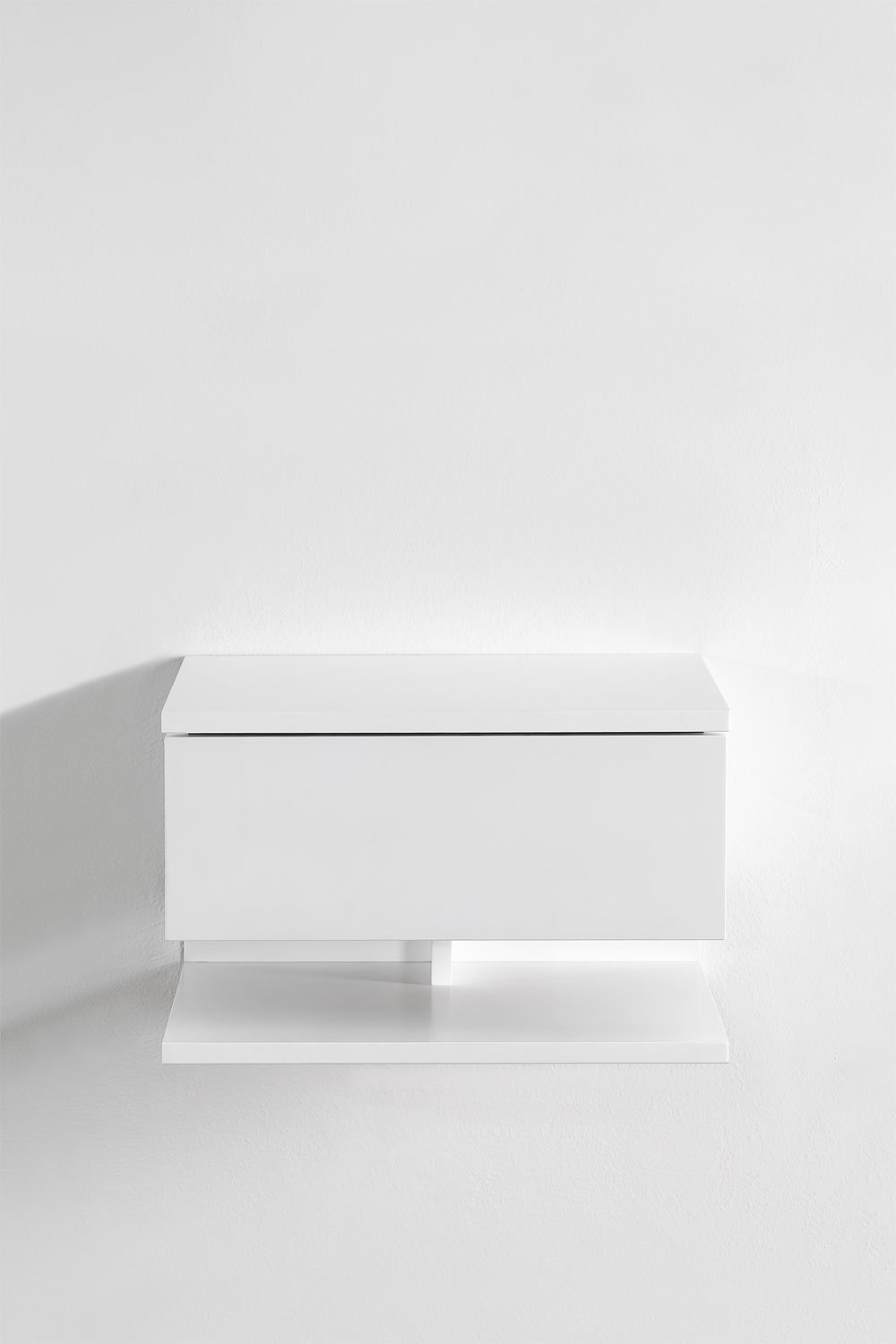 Confezione da 2 comodini sospesi con cassetto Griviza