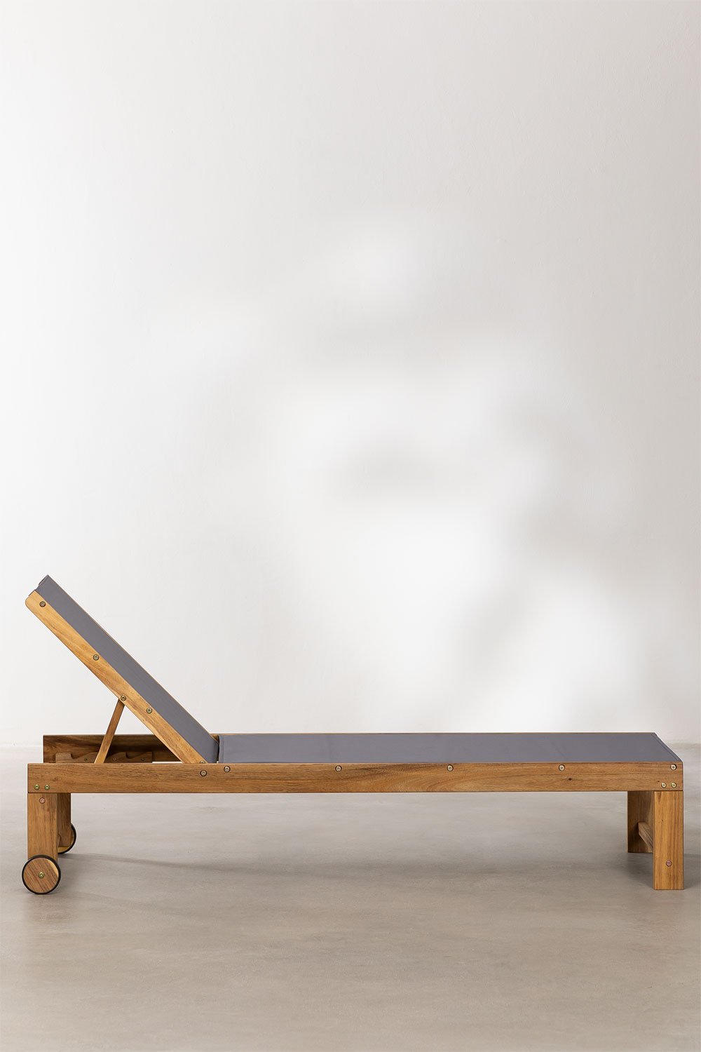 Confezione da 2 lettini reclinabili in legno Valerys