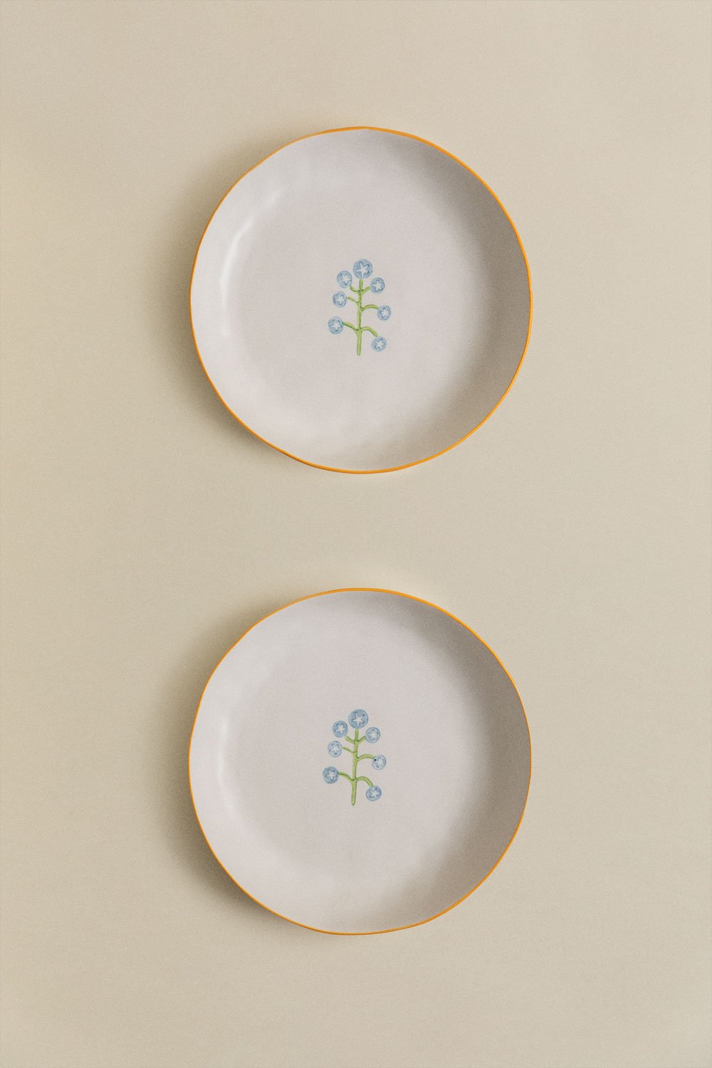 Confezione da 2 Piatti Fondi in Gres Marneda