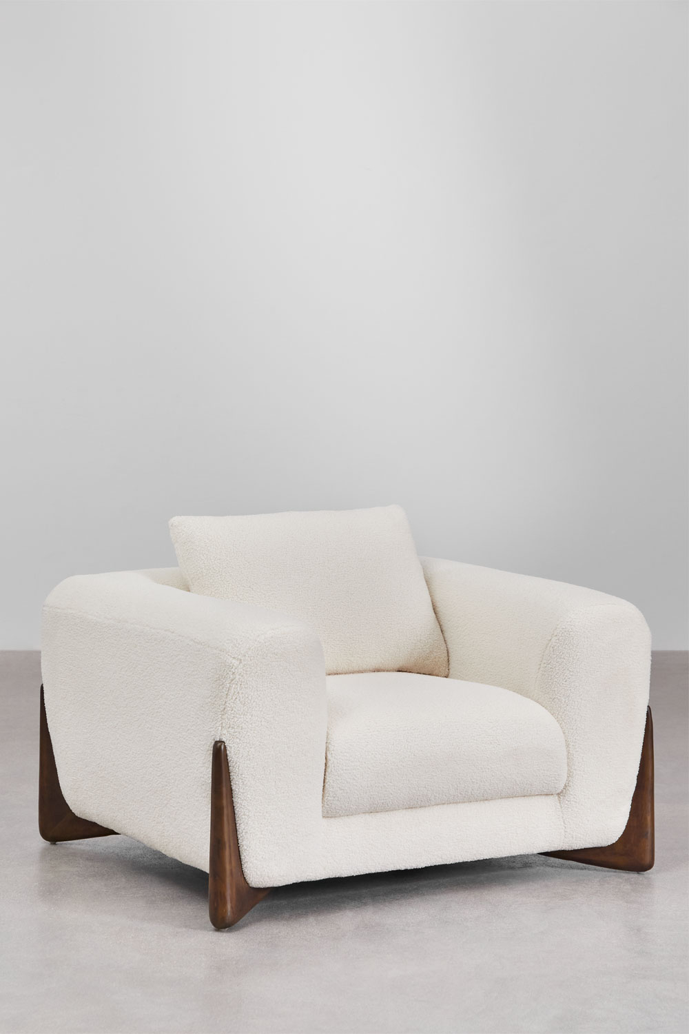 Confezione da 2 poltrone in shearling Grevena