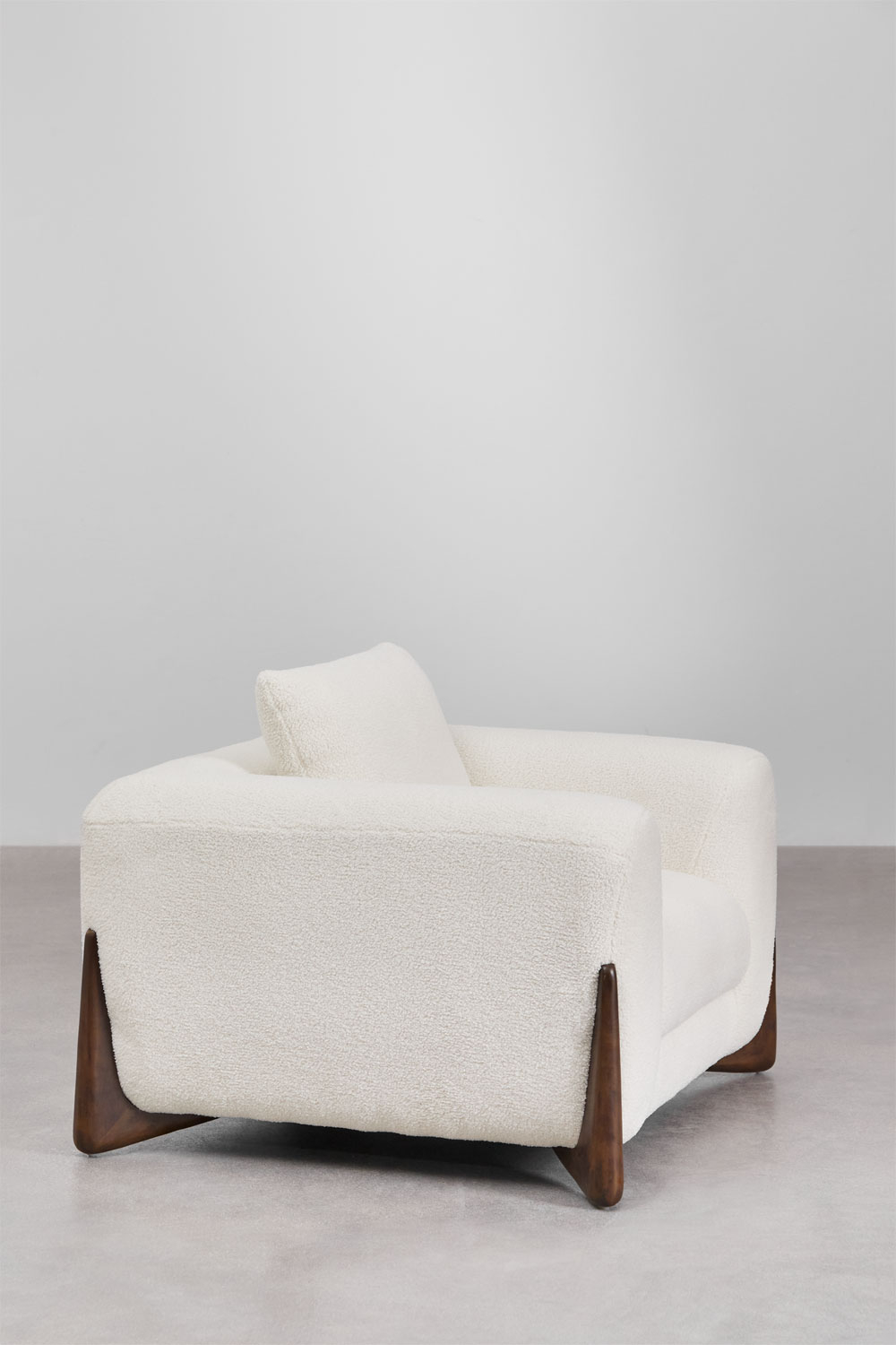 Confezione da 2 poltrone in shearling Grevena