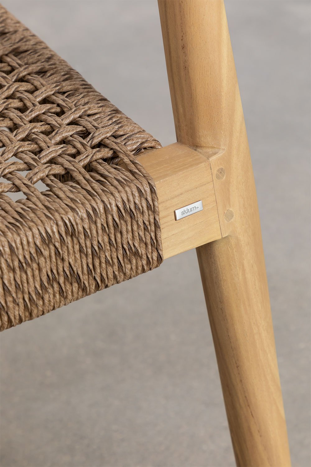 Confezione da 2 sedie da giardino in legno teak di Celle