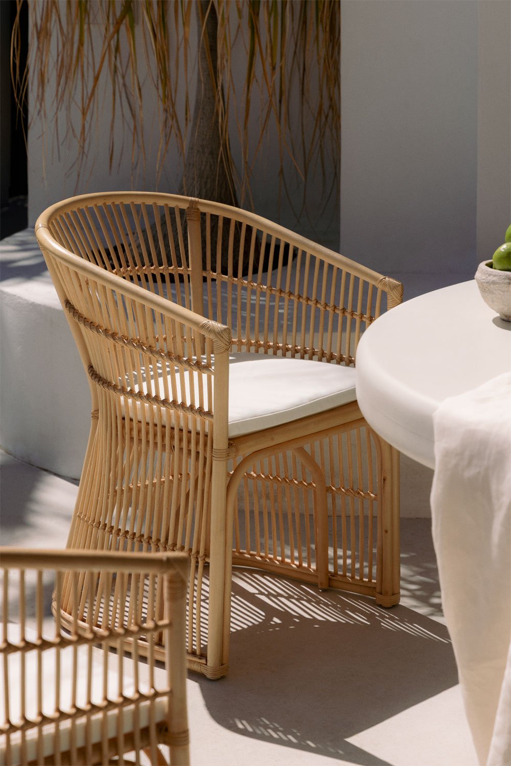Confezione da 2 sedie da giardino in rattan Izabal