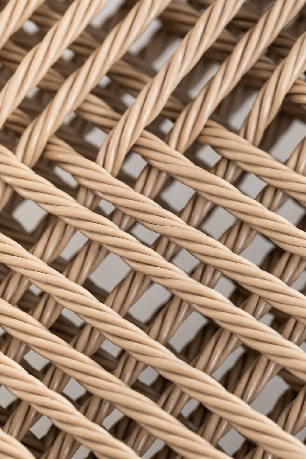 Confezione da 2 sedie da pranzo impilabili con braccioli in alluminio e rattan sintetico Amatria