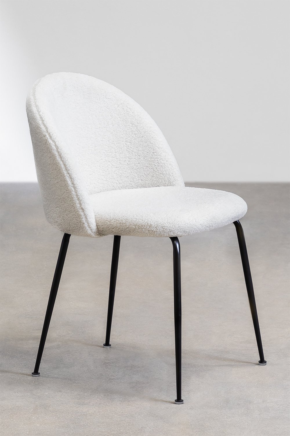 Confezione da 2 sedie da pranzo in ciniglia Kana Design