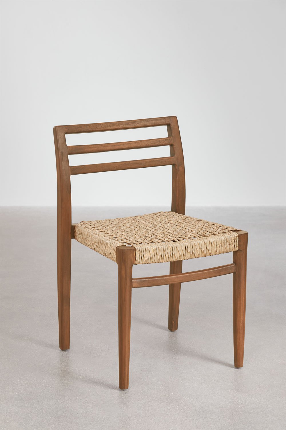 Confezione da 2 sedie da pranzo in legno di teak Lulea