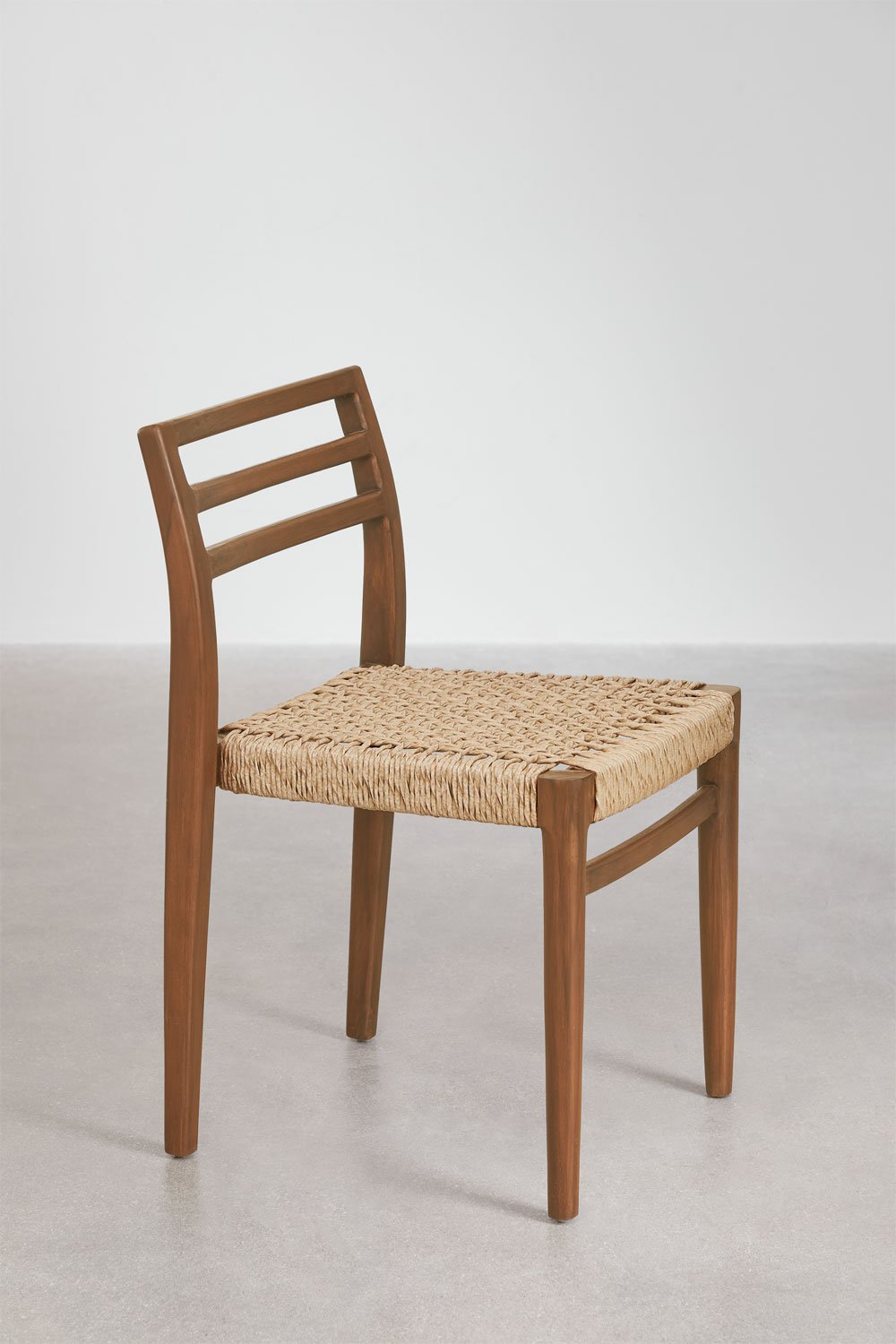 Confezione da 2 sedie da pranzo in legno di teak Lulea
