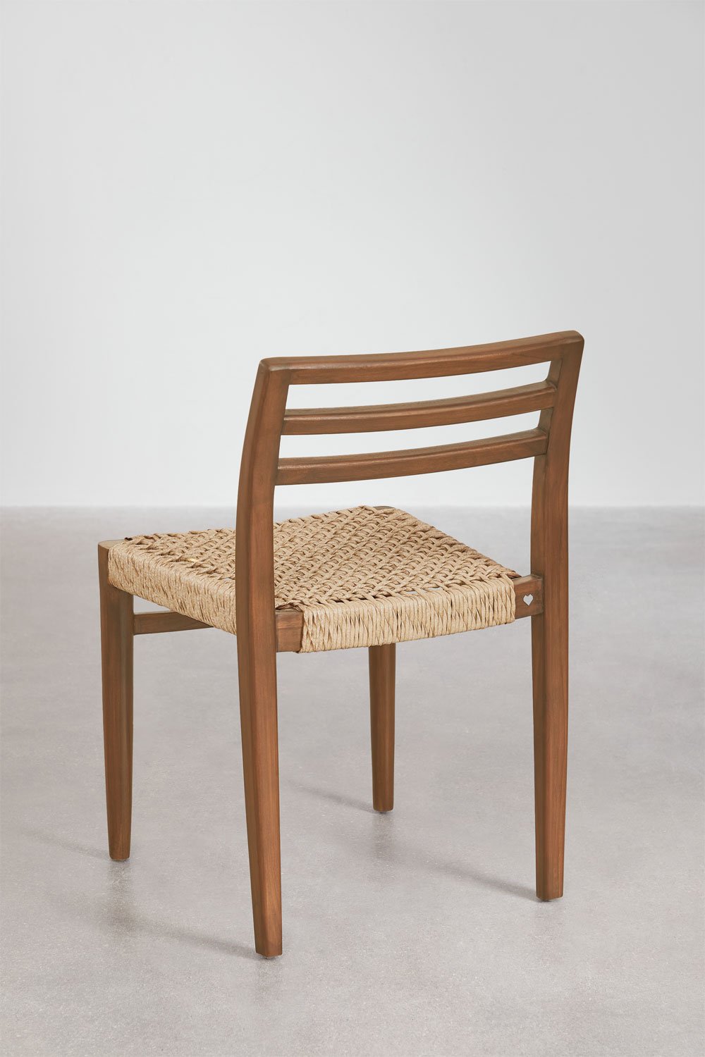 Confezione da 2 sedie da pranzo in legno di teak Lulea