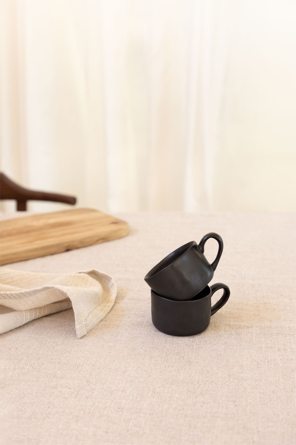 Confezione da 2 Tazzine Caffè 10 cl con Piattino Belvere