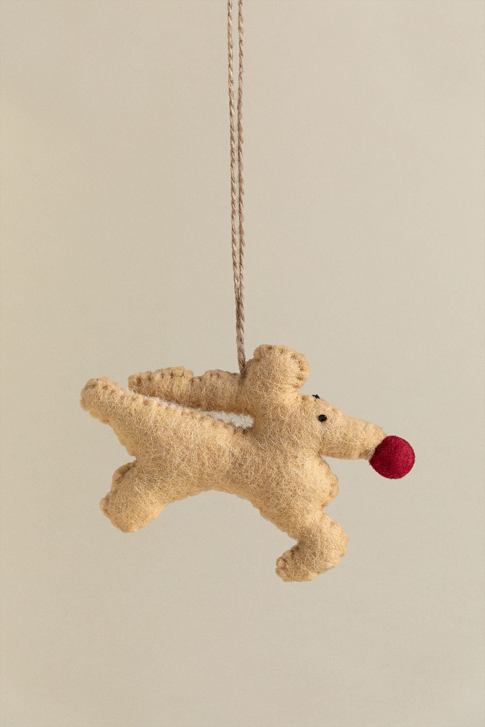 Confezione da 4 Ornamenti di Natale Rendier