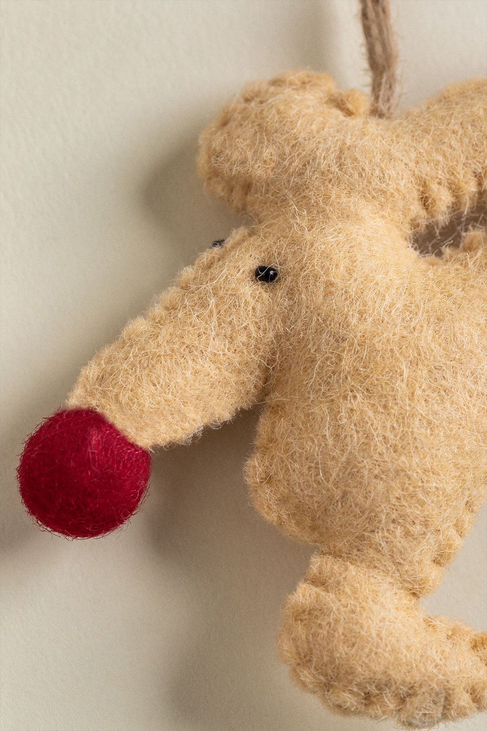 Confezione da 4 Ornamenti di Natale Rendier