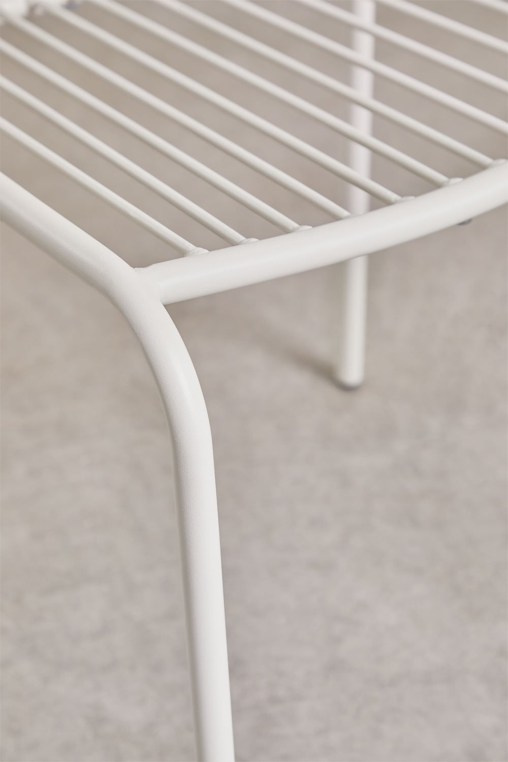 Confezione da 4 sedie da giardino impilabili Elton