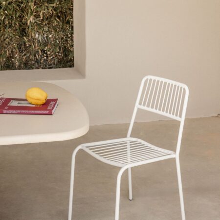 Confezione da 4 sedie da giardino impilabili Elton
