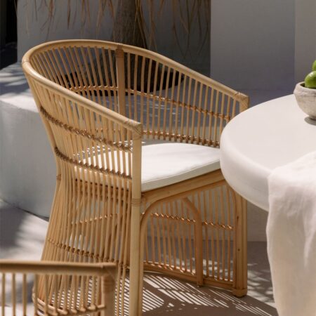 Confezione da 4 sedie da giardino in rattan Izabal