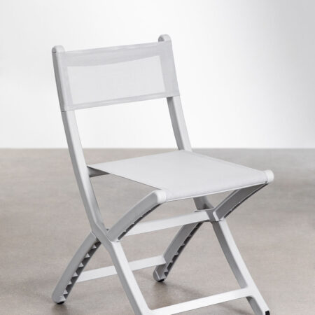 Confezione da 4 sedie da giardino pieghevoli Clarke