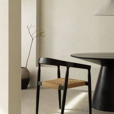 Confezione da 4 sedie da pranzo in legno di teak Visby Design