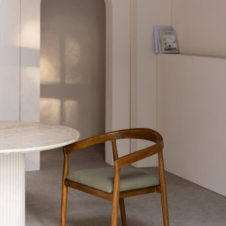 Confezione da 4 sedie da pranzo in pelle Visby