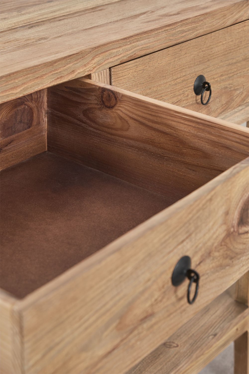 Consola 170x45 cm en madera reciclada Kirena