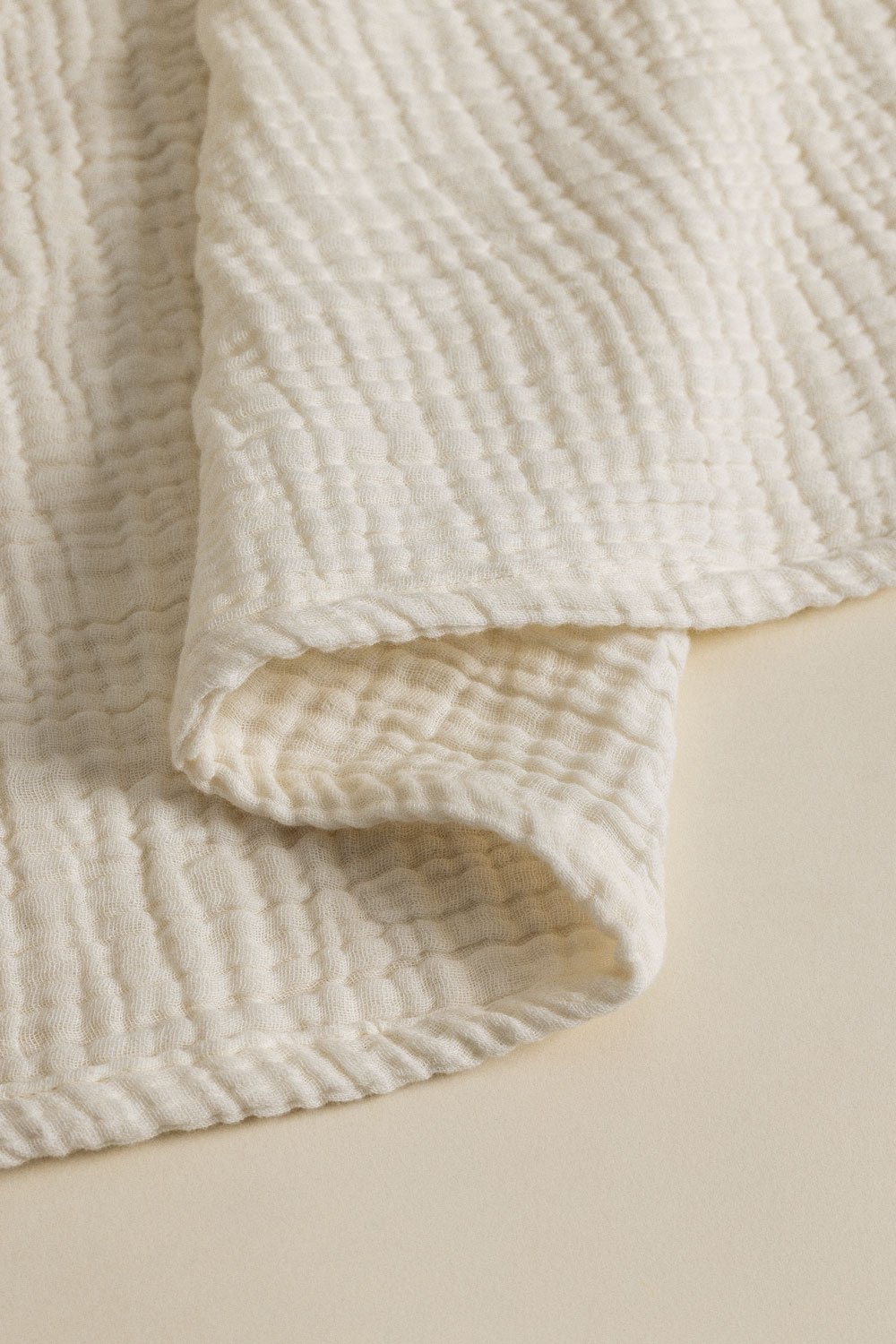 Coperta a quadri in chiffon di cotone (185x125 cm) Eloi