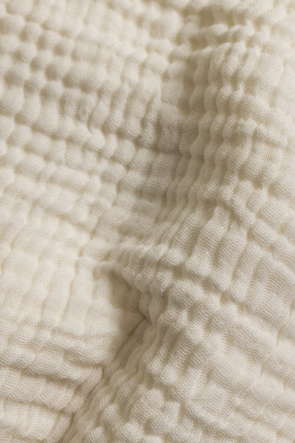 Coperta a quadri in chiffon di cotone (185x125 cm) Eloi