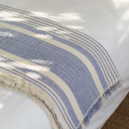 Coperta Plaid in cotone Roelia