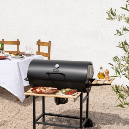 CREATE - BBQ SMOKEY - Barbecue affumicatore a carbone con ruote