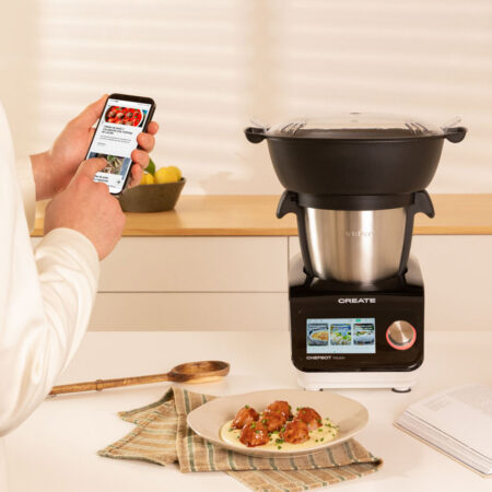 CREATE - CHEFBOT TOUCH - Robot de cucina intelligente + Cesta a Vapore