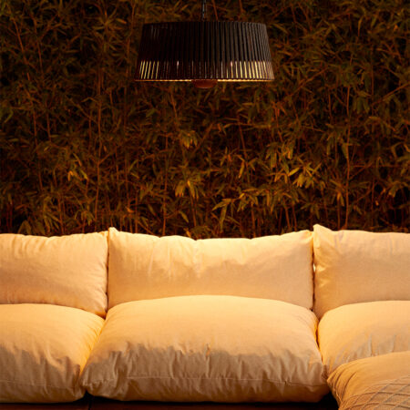 CREATE - HANGING HEATER - Lampada e stufa alogena a infrarossi da 1800W