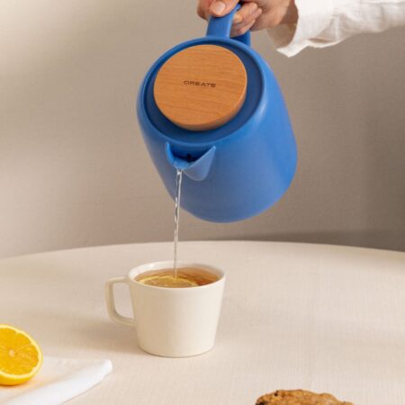 CREATE - KETTLE CERAMIC - Bollitore elettrico in ceramica da 1 L