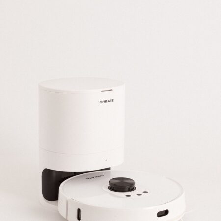CREATE - NETBOT LS27 - Robot aspirapolvere lavapavimenti laser con base per autosvuotamento 2700Pa