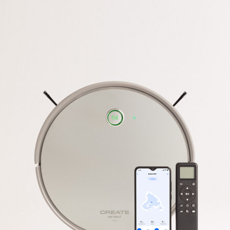 CREATE - NETBOT S40 - Robot aspirapolvere lavapavimenti smart 4000Pa