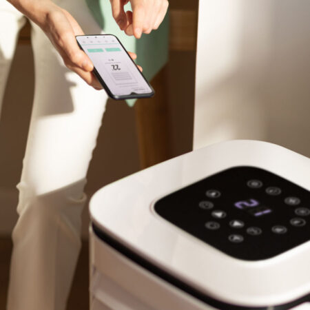 CREATE - SILKAIR CONNECT PRO - Climatizzatore portatile 4 in 1 WiFi 9000 BTU con pompa di calore