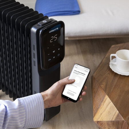 CREATE - WARM CONNECT 2500W - Radiatore a olio elettrico con wi-fi