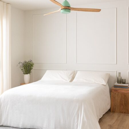 CREATE - WIND CUP - Ventilatore da soffitto 40W silenzioso Ø132 cm 100% legno