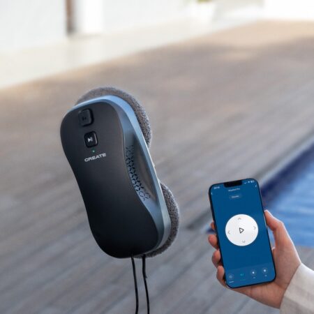 CREATE - WIPEBOT PRO - Robot puliscivetri automatico con WiFi