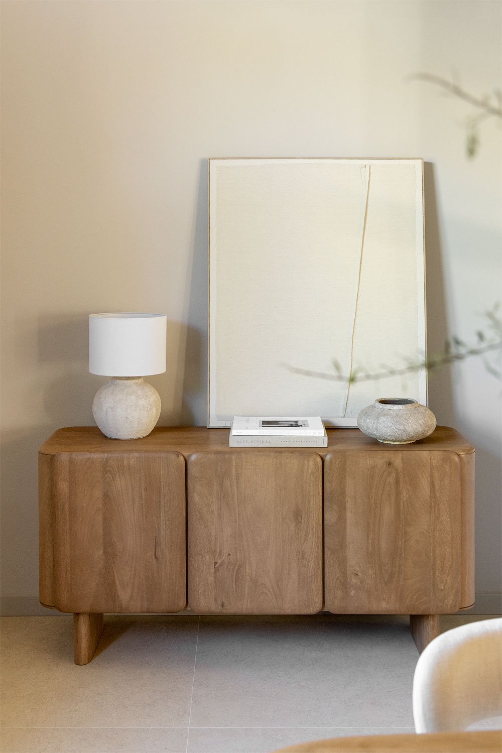 Credenza Miller in legno di mango 150x75 cm