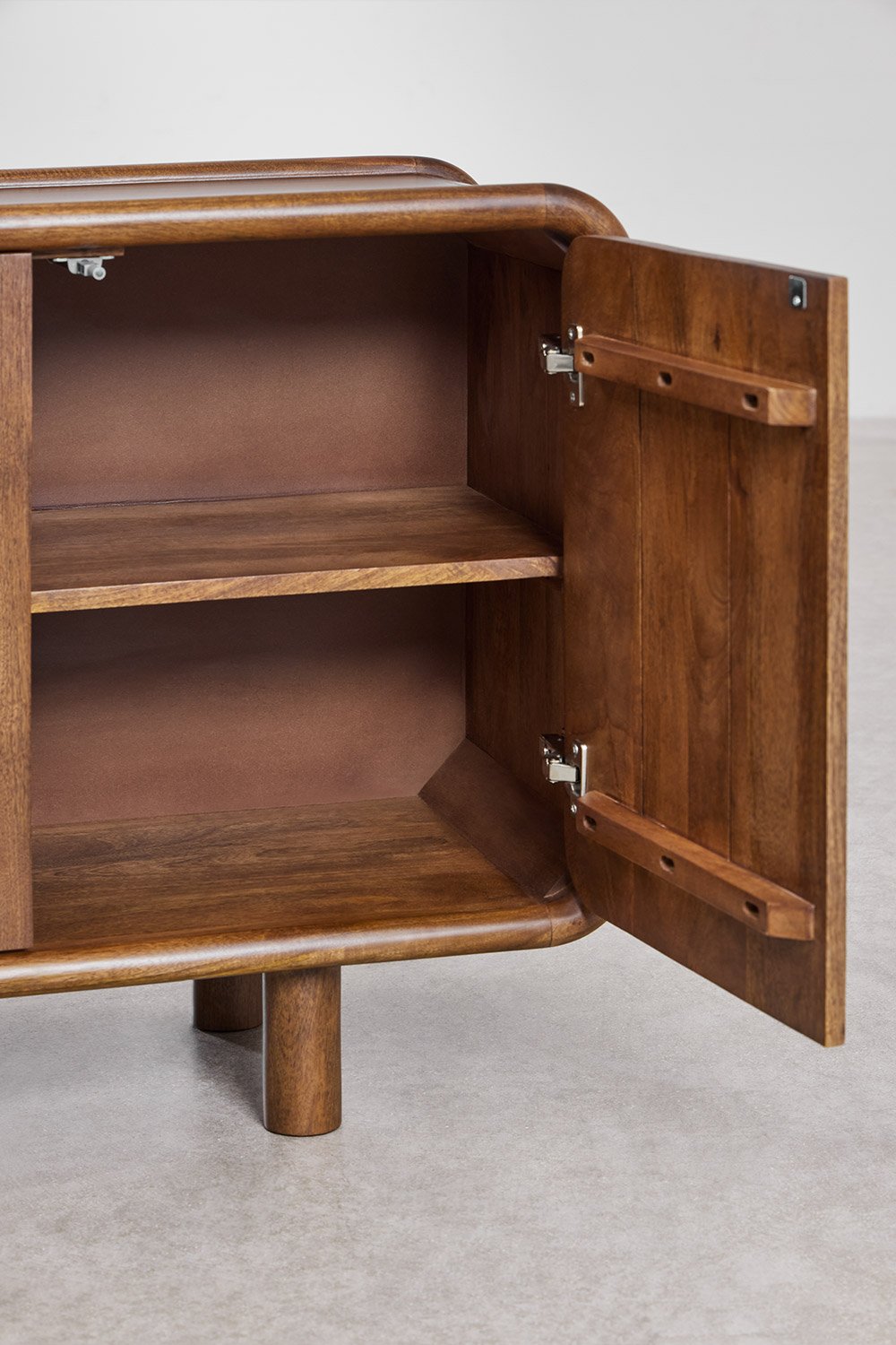 Credenza Gina in legno di mango 175x43 cm
