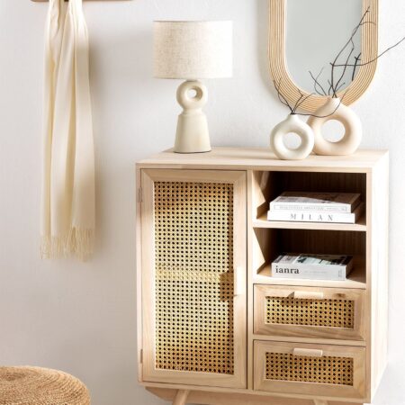Credenza in legno con cassetti Ralik