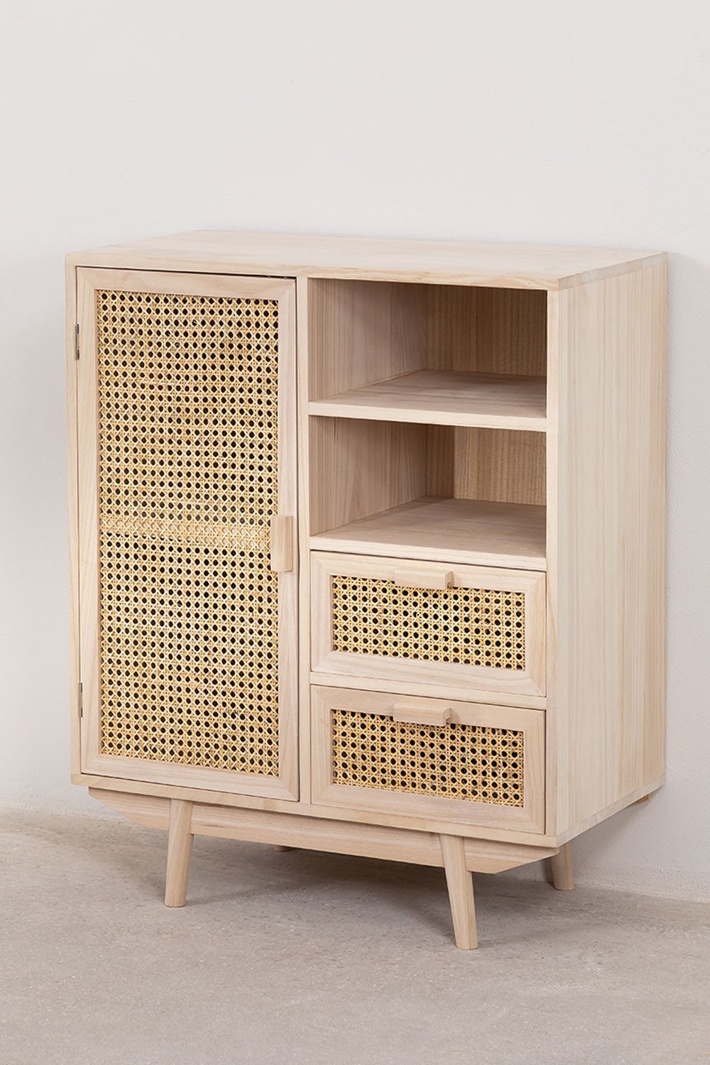 Credenza in legno con cassetti Ralik