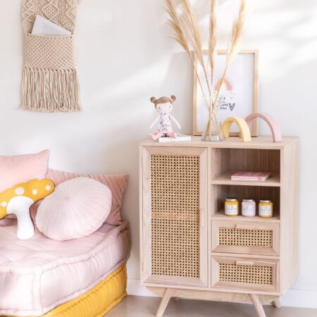 Credenza in legno con cassetti Ralik