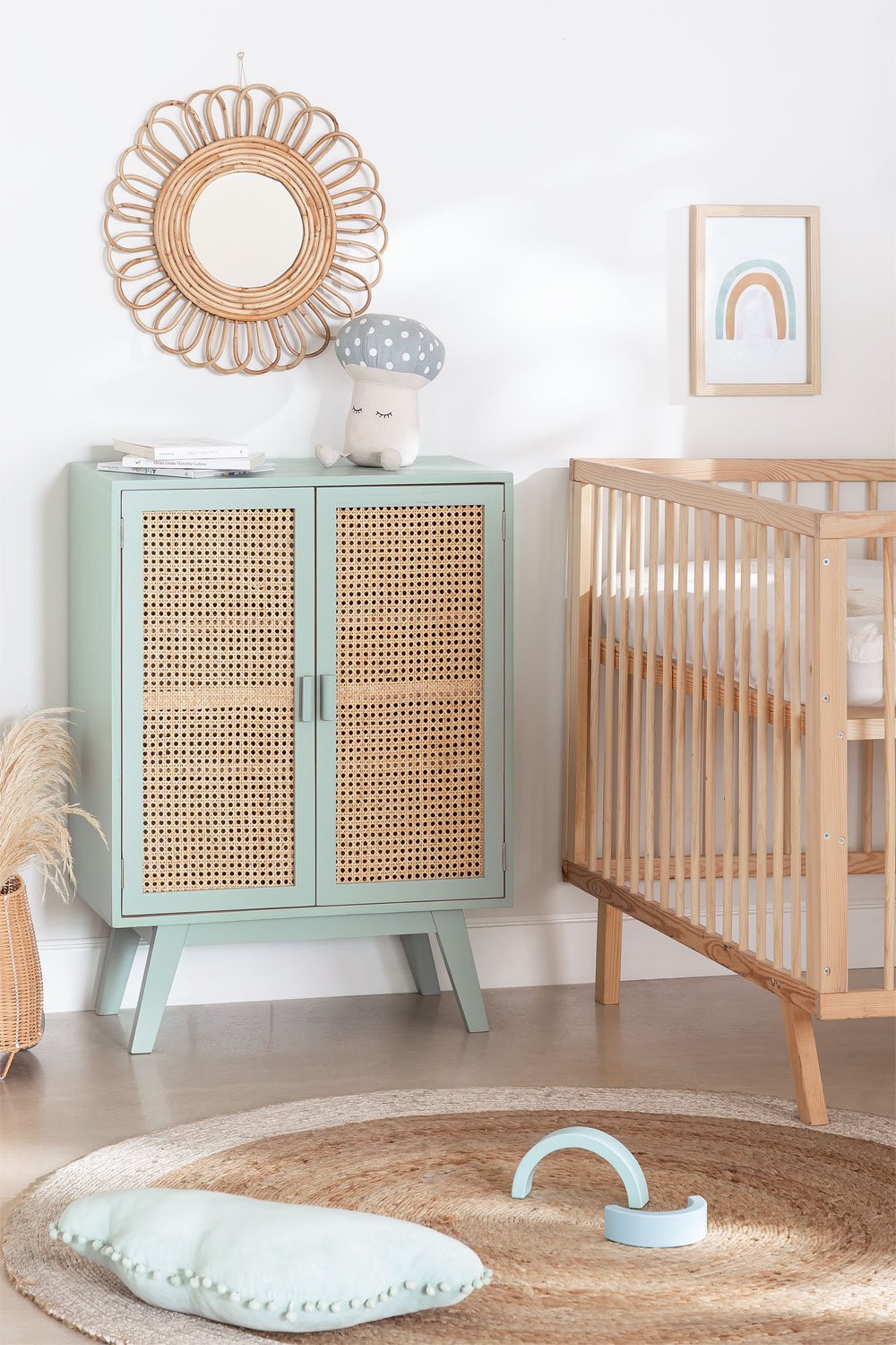 Credenza 2 ante in legno Ralik Colors Design