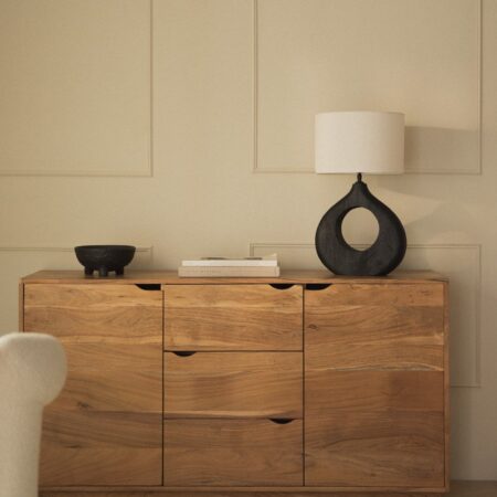Credenza in legno di acacia Tasmani