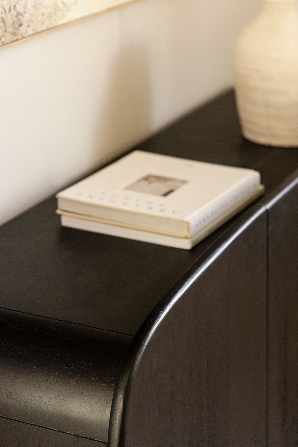 Credenza in legno di mango Agathe 160x40 cm