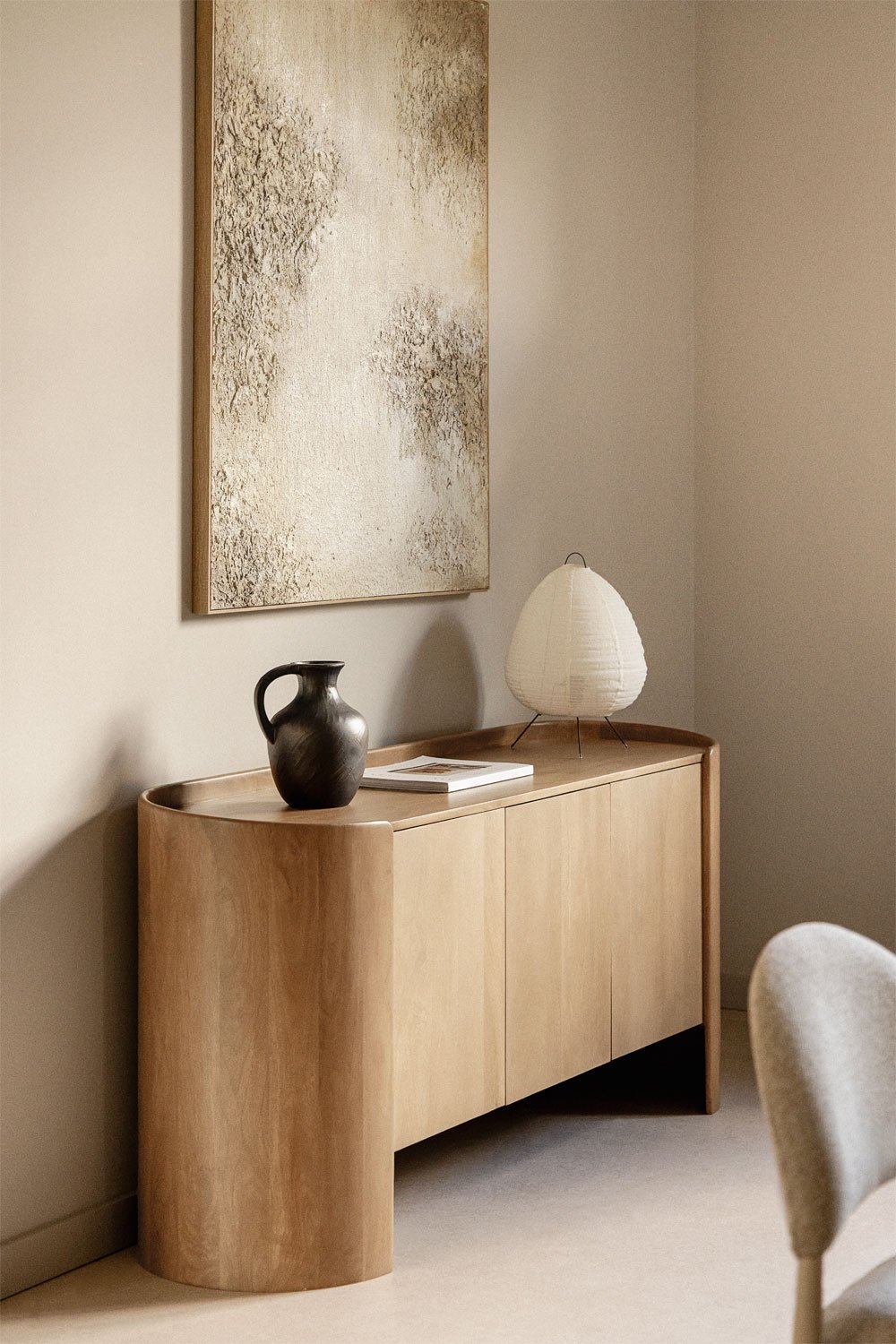 Credenza 165x75 cm in legno di mango Sidney