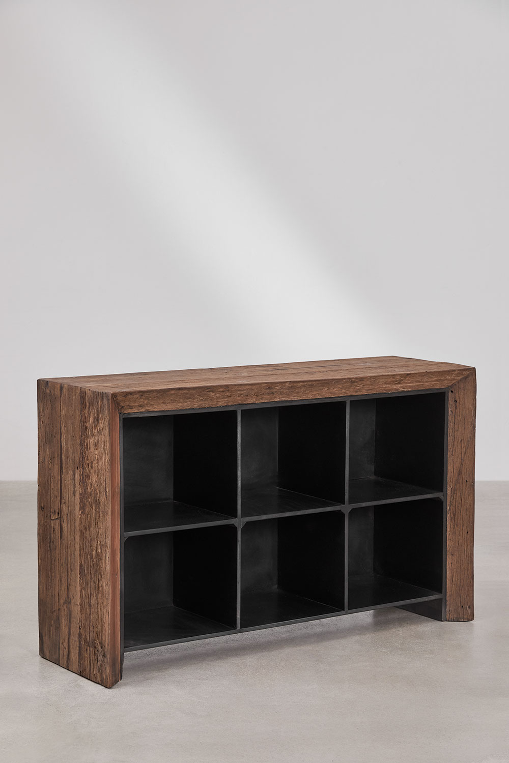 Credenza in legno riciclato Juvira 150x45 cm