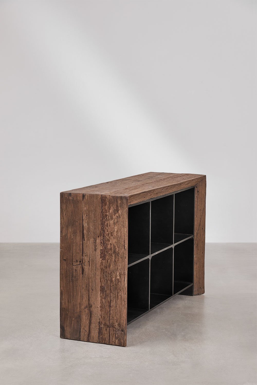 Credenza in legno riciclato Juvira 150x45 cm